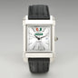 University of Miami Men's Collegiate Watch with Leather Strap Shot #2