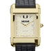 University of Miami Men's Gold Quad with Leather Strap