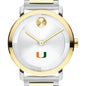 University of Miami Men's Movado BOLD 2-Tone with Bracelet Shot #1