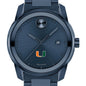 University of Miami Men's Movado BOLD Blue Ion with Date Window Shot #1