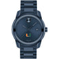 University of Miami Men's Movado BOLD Blue Ion with Date Window Shot #2