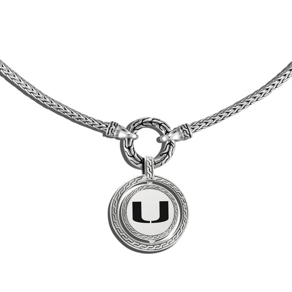 University of Miami Moon Door Amulet by John Hardy with Classic Chain Shot #2