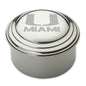 University of Miami Pewter Keepsake Box Shot #1