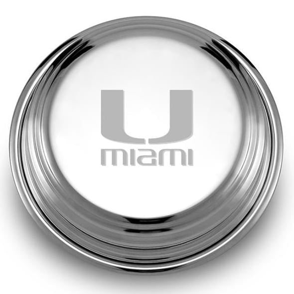 University of Miami Pewter Paperweight Shot #2