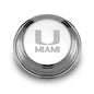 University of Miami Pewter Paperweight Shot #1
