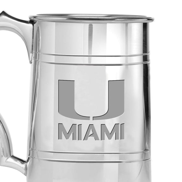 University of Miami Pewter Stein Shot #2