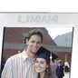 University of Miami Polished Pewter 5x7 Picture Frame Shot #2