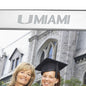 University of Miami Polished Pewter 8x10 Picture Frame Shot #2