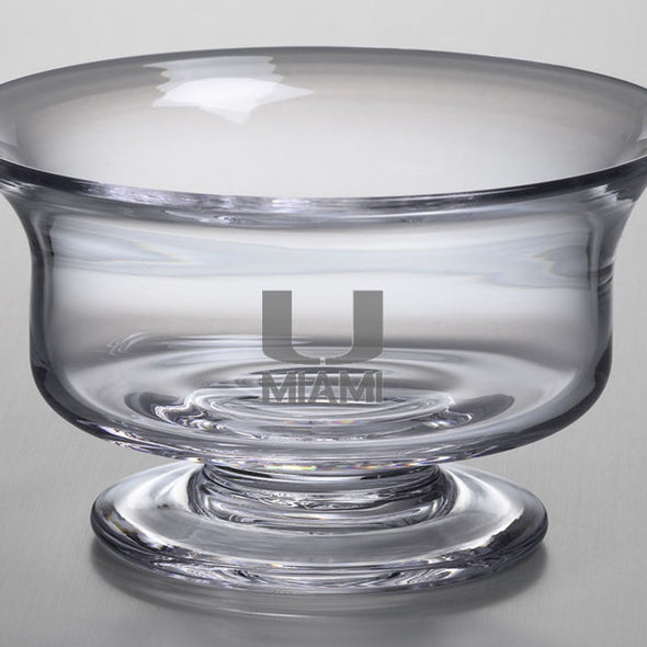 University of Miami Simon Pearce Glass Revere Bowl Med Shot #2