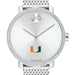 University of Miami Women's Movado Bold with Crystal Bezel & Mesh Bracelet