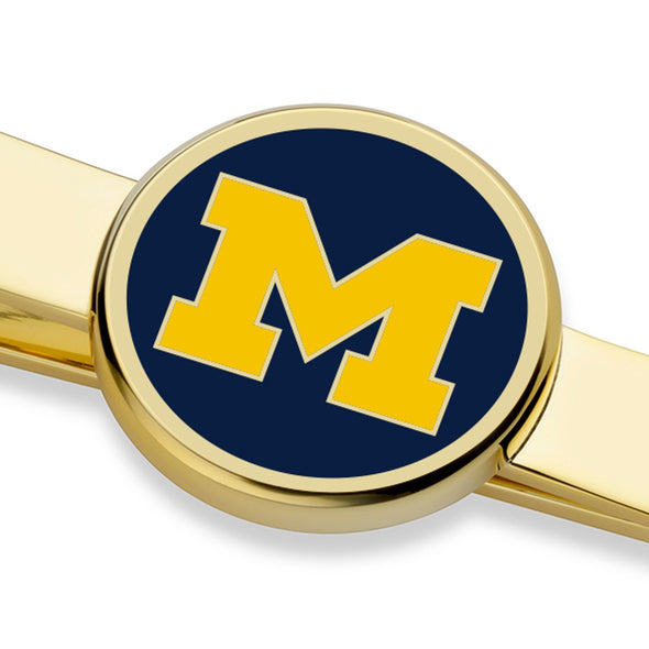 University of Michigan Enamel Tie Clip Shot #2