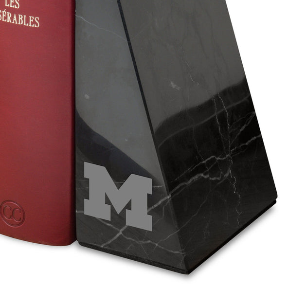 University of Michigan Marble Bookends by M.LaHart Shot #2