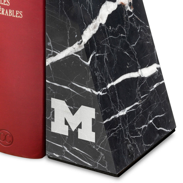 University of Michigan Marble Bookends by M.LaHart Shot #2