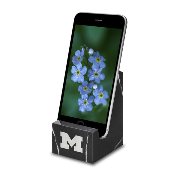University of Michigan Marble Phone Holder Shot #4