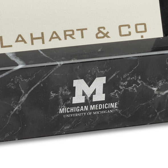 University of Michigan Medical School Marble Business Card Holder Shot #2