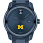 University of Michigan Men's Movado BOLD Blue Ion with Date Window Shot #1