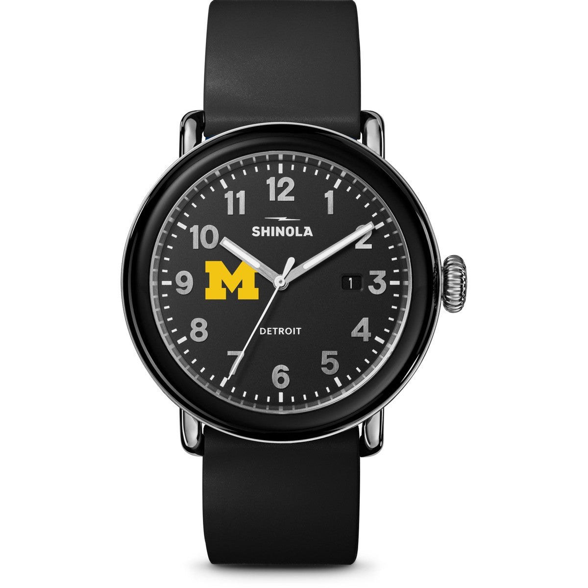 University of Michigan Shinola Watch, The Detrola 40 mm Black Dial