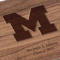 University of Michigan Solid Walnut Desk Box Shot #3