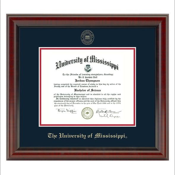 University of Mississippi Diploma Frame, the Fidelitas Shot #1