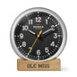 University of Mississippi Shinola Desk Clock, The Runwell with Black Dial at M.LaHart & Co. Shot #1