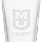 University of Missouri 16 oz Pint Glass- Set of 2 Shot #3