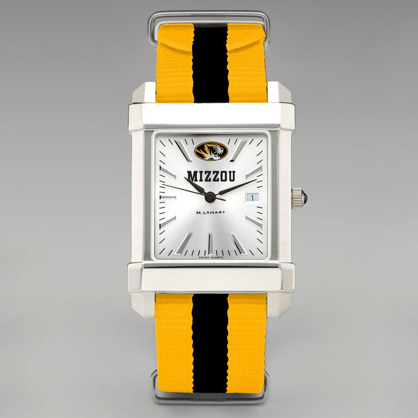 University of Missouri Collegiate Watch with RAF Nylon Strap for Men Shot #2
