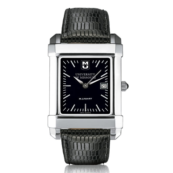 University of Missouri Men's Black Quad with Leather Shot #2