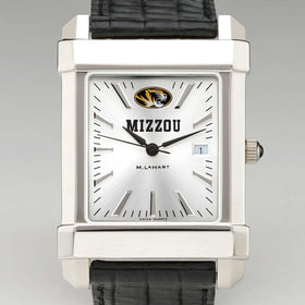 University of Missouri Men's Collegiate Watch with Leather Strap Shot #1