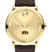 University of Missouri Men's Movado BOLD Gold with Chocolate Leather Strap