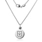 University of Missouri Necklace with Charm in Sterling Silver Shot #2