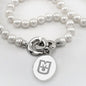 University of Missouri Pearl Necklace with Sterling Silver Charm Shot #2