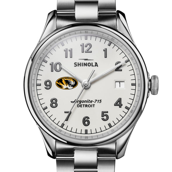 University of Missouri Shinola Watch, The Vinton 38 mm Alabaster Dial at M.LaHart & Co. Shot #1