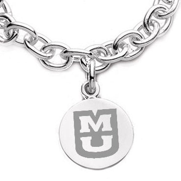 University of Missouri Sterling Silver Charm Bracelet Shot #2