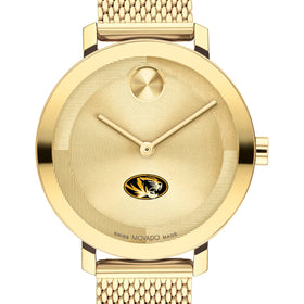 University of Missouri Women's Movado Bold Gold with Mesh Bracelet Shot #1