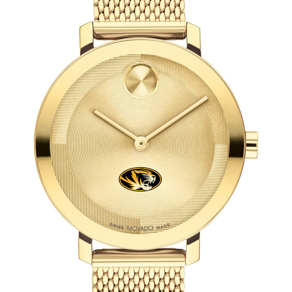 University of Missouri Women's Movado Bold Gold with Mesh Bracelet Shot #1