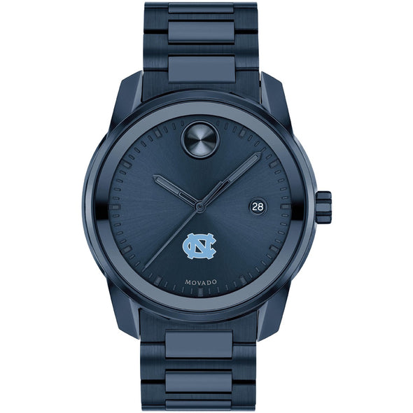 University of North Carolina Men's Movado BOLD Blue Ion with Date Window Shot #2