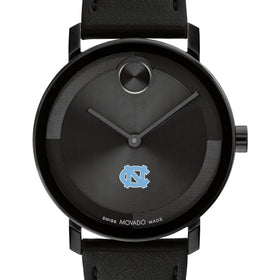 University of North Carolina Men's Movado BOLD with Black Leather Strap Shot #1