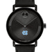 University of North Carolina Men's Movado BOLD with Black Leather Strap
