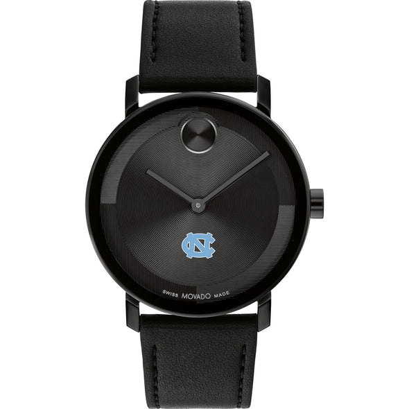 University of North Carolina Men's Movado BOLD with Black Leather Strap Shot #2