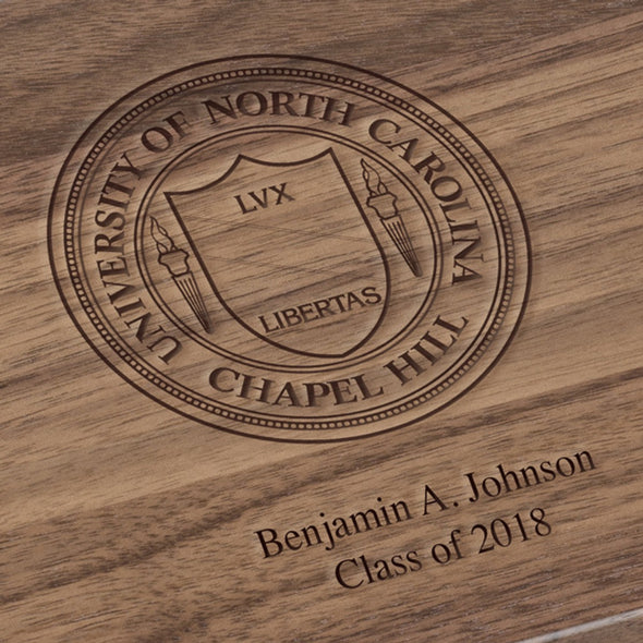 University of North Carolina Solid Walnut Desk Box Shot #3