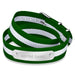 University of Notre Dame Green & White Double Wrap RAF Nylon ID Bracelet