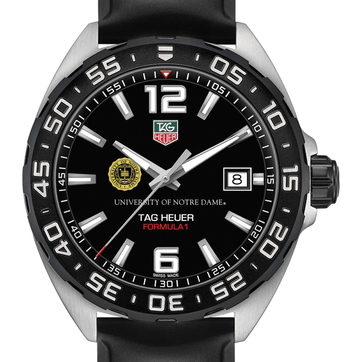 University of Notre Dame Men's TAG Heuer Formula 1 with Black Dial