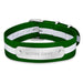 University of Notre Dame Green & White RAF Nylon ID Bracelet