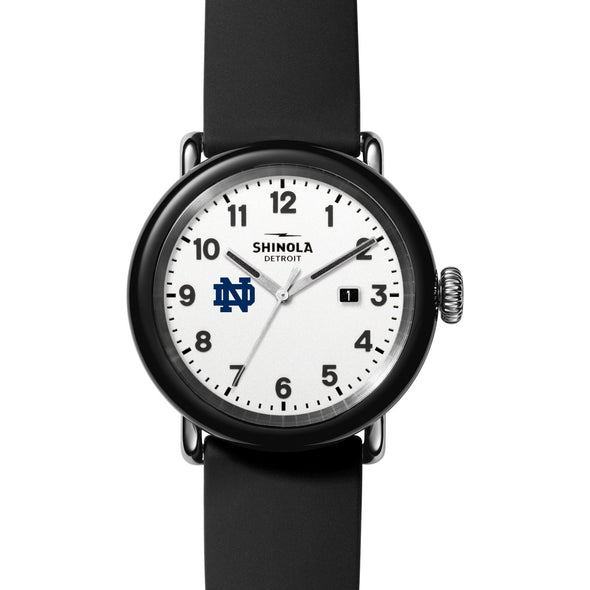 University of Notre Dame Shinola Watch, The Detrola 43mm White Dial at M.LaHart &amp; Co. Shot #2