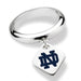 University of Notre Dame Sterling Silver Ring with Sterling Tag