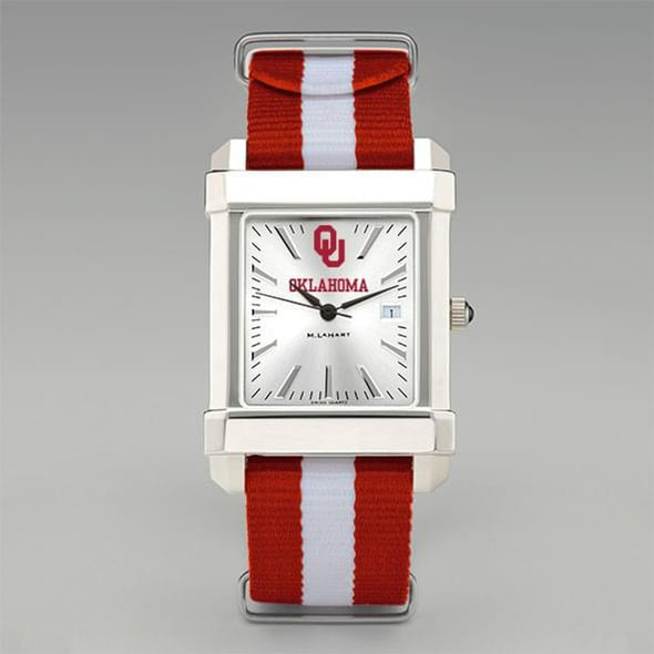 University of Oklahoma Collegiate Watch with RAF Nylon Strap for Men Shot #2