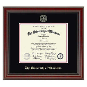 University of Oklahoma Diploma Frame, the Fidelitas Shot #1