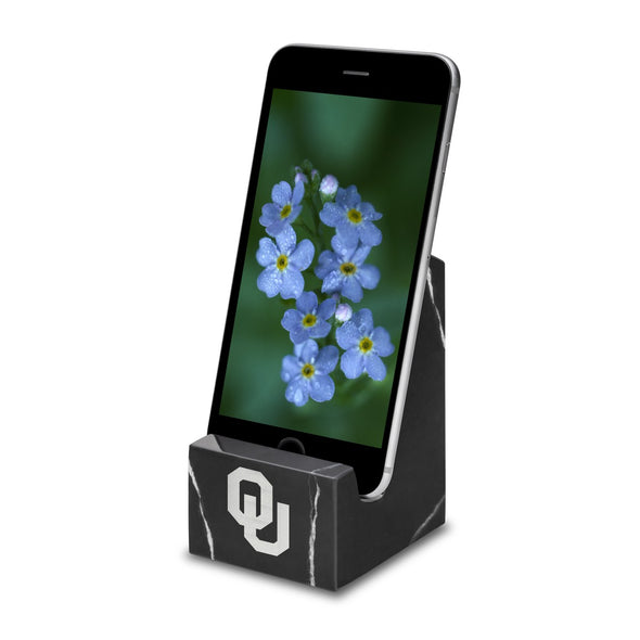 University of Oklahoma Marble Phone Holder Shot #4