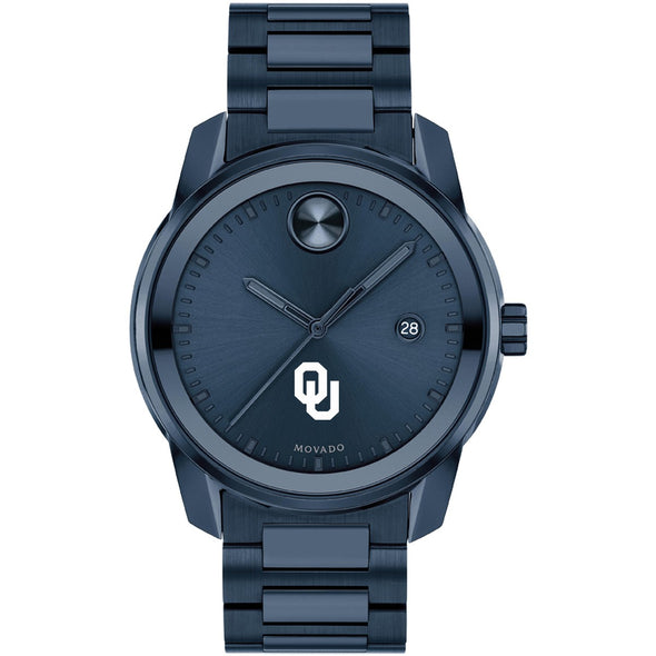 University of Oklahoma Men&#39;s Movado BOLD Blue Ion with Date Window Shot #2