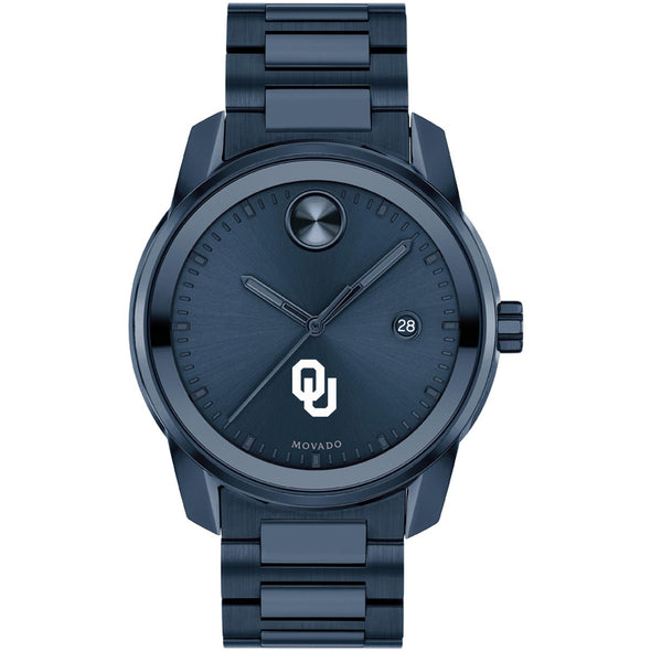 University of Oklahoma Men's Movado BOLD Blue Ion with Date Window Shot #2